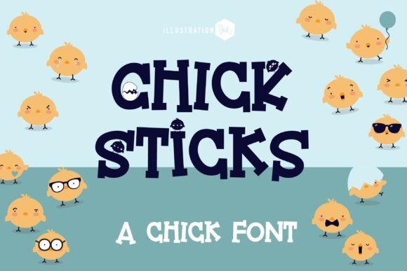 Chick Sticks Font
