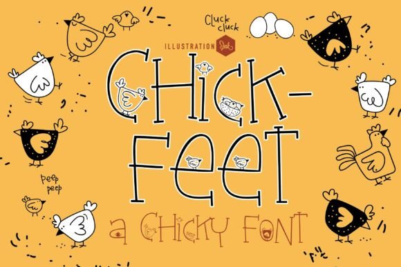Chickfeet Font Chickfeet Font