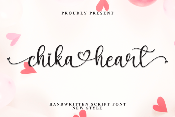 Chika Heart Font Chika Heart Font