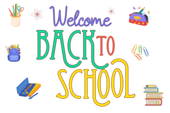 Children Homework Font preview 2