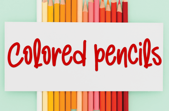 Children Writing Font preview 4