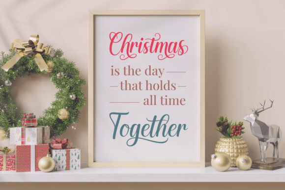 Chilly Christmas Font preview 4