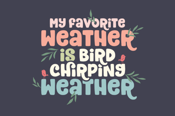 Chirp Font preview 3
