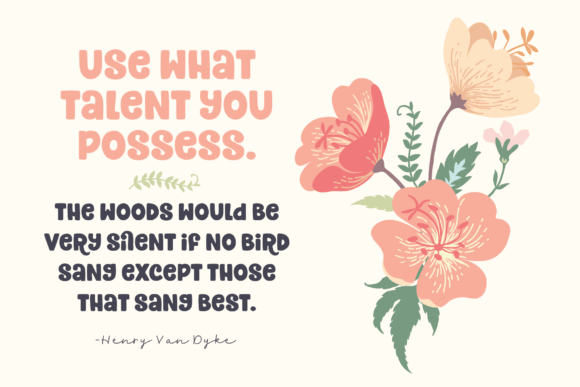 Chirp Font preview 4