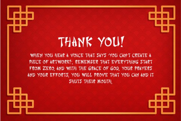 Chinesse World Font preview 2