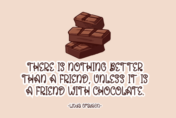 Chocolate Font preview 2