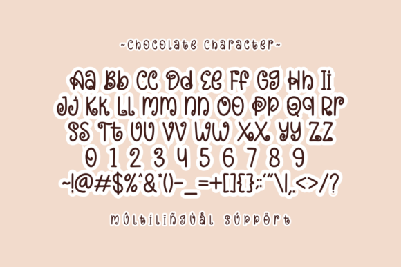 Chocolate Font preview 3