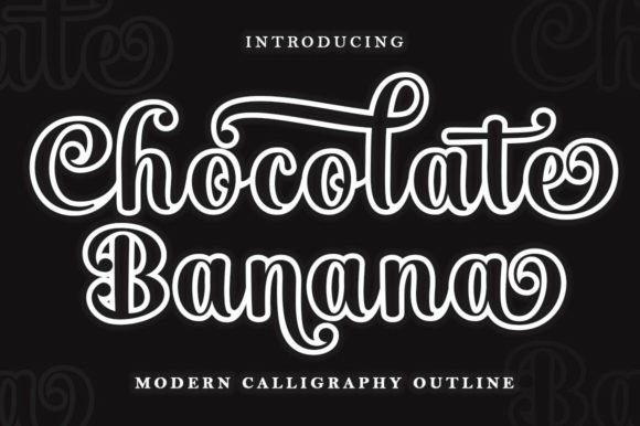 Chocolate Banana Font