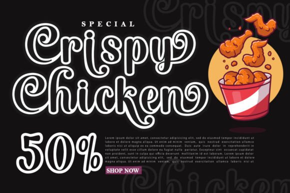 Chocolate Banana Font preview 2