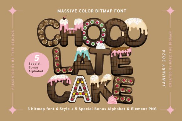 Chocolate Cake Font