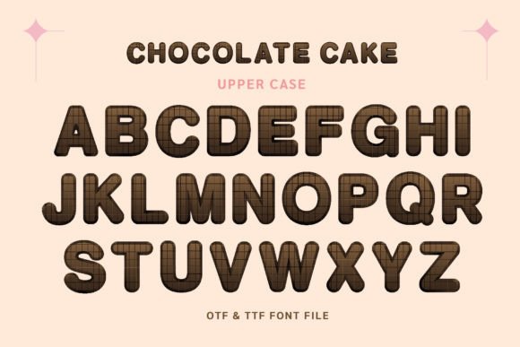 Chocolate Cake Font preview 2
