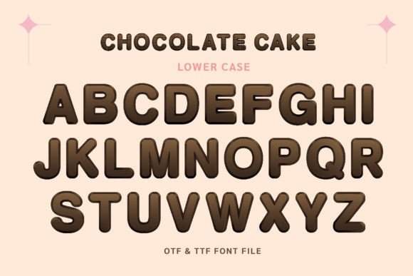 Chocolate Cake Font preview 3