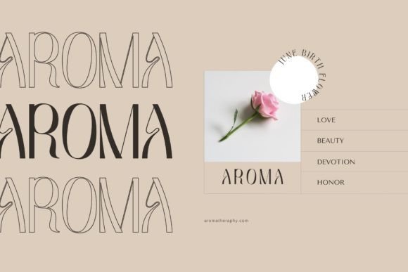 Amonx Font preview 2