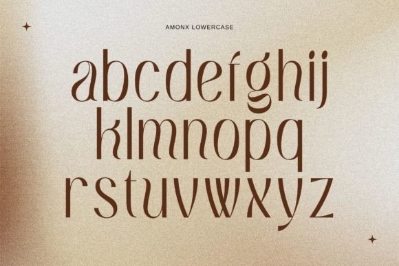 Amonx Font preview 3