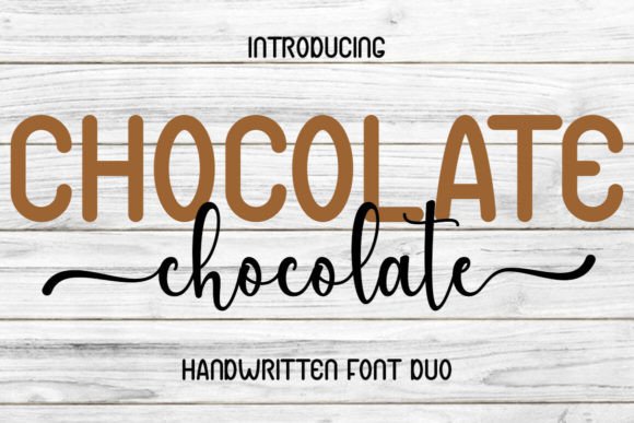 Chocolate Duo Font Chocolate Duo Font