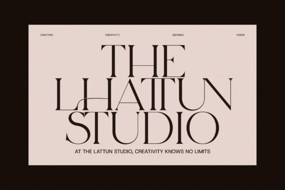 Chorsi Font preview 2