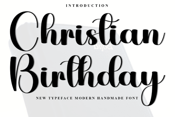Christian Birthday Font Christian Birthday Font