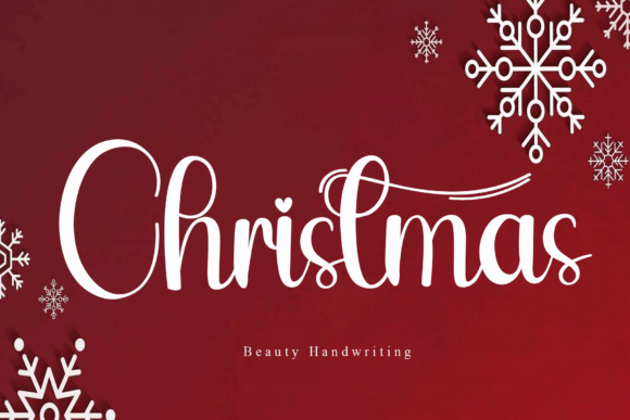 Christmas Font preview 2