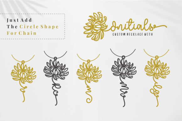 Christine Birth Flower Duo Font preview 3