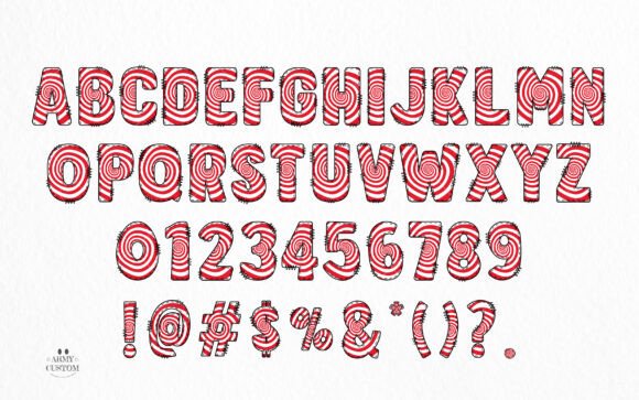 Christmas Army Bundle Font preview 3
