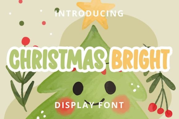 Christmas Bright Font Christmas Bright Font