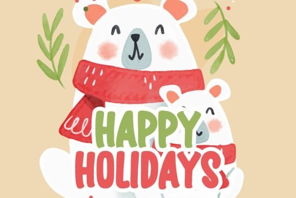 Christmas Bright Font preview 2