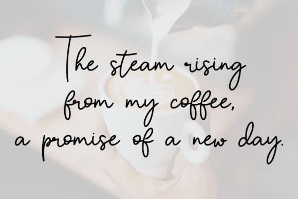 Black Coffe Font preview 3