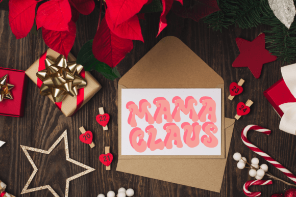 Christmas Bubble Font preview 3