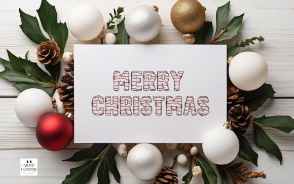 Christmas Cake Army Font preview 2