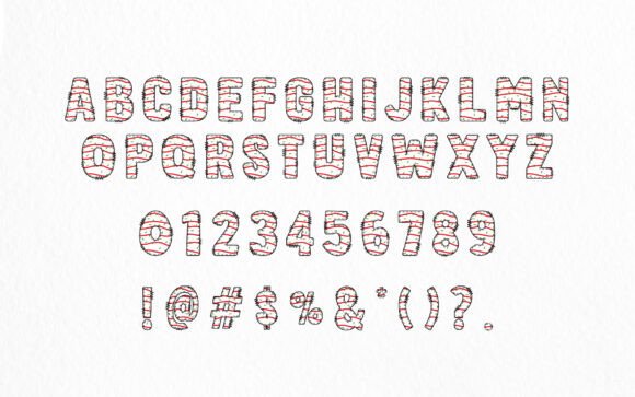Christmas Cake Army Font preview 3
