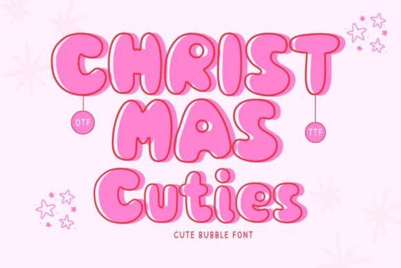 Christmas Cuties Font Christmas Cuties Font