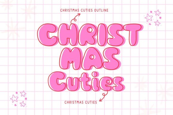 Christmas Cuties Font preview 2