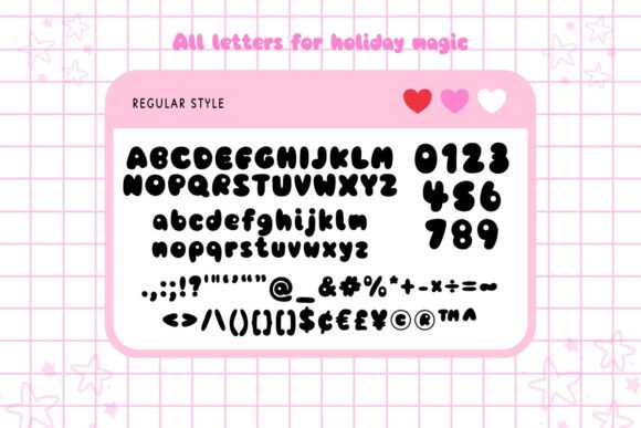 Christmas Cuties Font preview 3