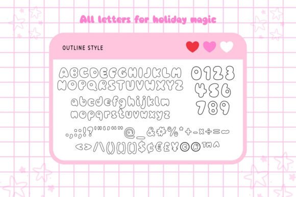 Christmas Cuties Font preview 4