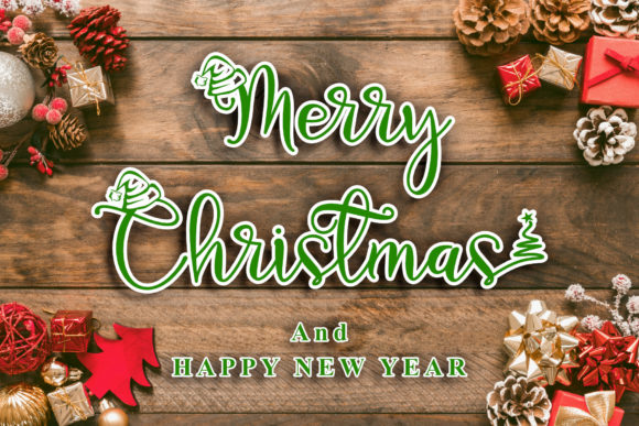 Christmas Fancy Font preview 3