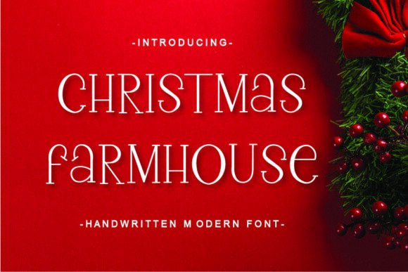 Christmas Farmhouse Font