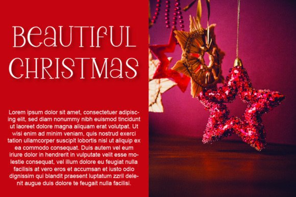 Christmas Farmhouse Font preview 2