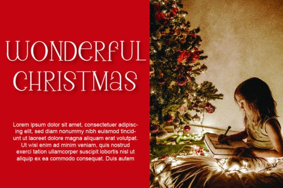 Christmas Farmhouse Font preview 4