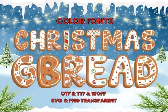 Christmas Gbread Font