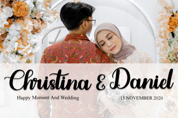 Christmas Golden Font preview 4