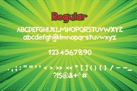 Christmas Grinch Font preview 4