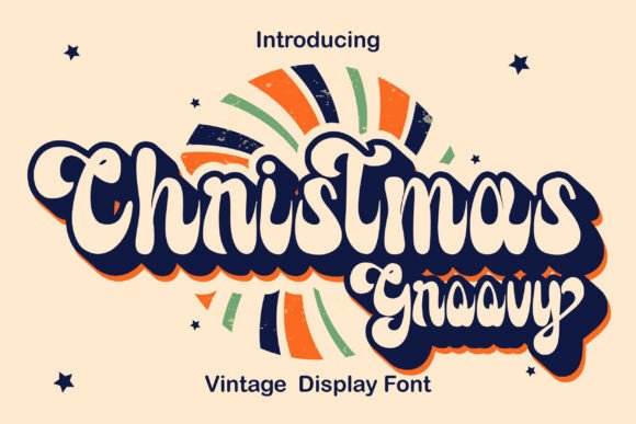 Christmas Groovy Font