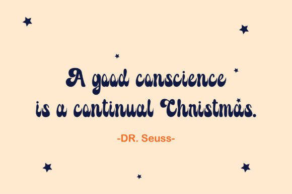 Christmas Groovy Font preview 4