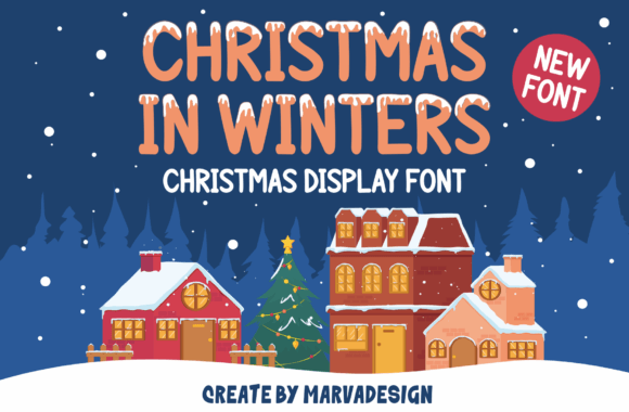 Christmas in Winters Font Christmas in Winters Font