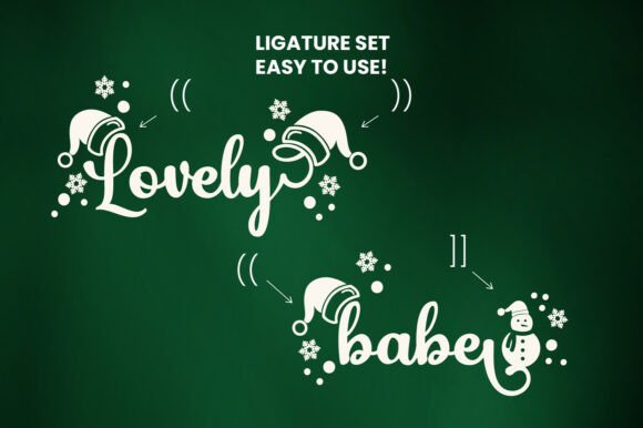 Christmas is Coming Font preview 4