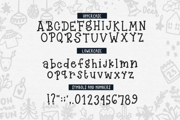 Christmas Joy Font preview 2