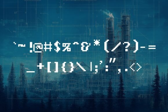 Block Blueprint Font preview 2
