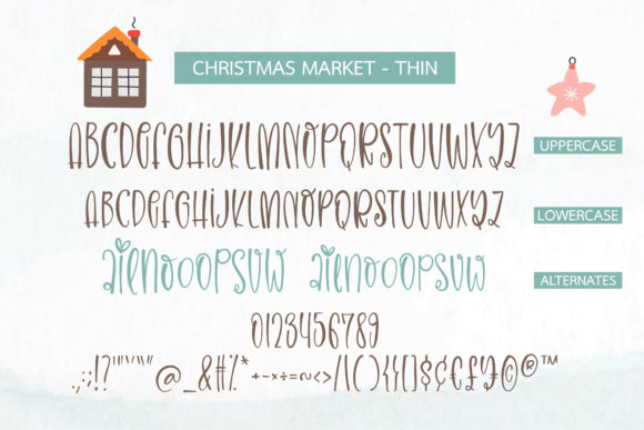 Christmas Market Font preview 2