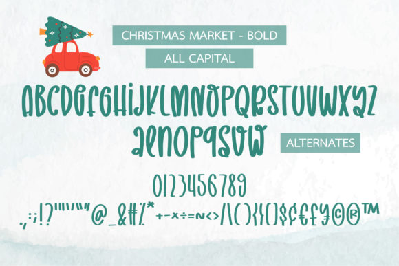 Christmas Market Font preview 3