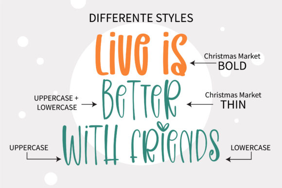 Christmas Market Font preview 4